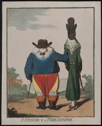 A Spencer and a Threadpaper, 1792